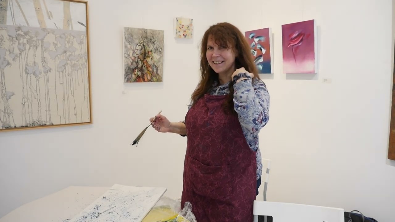 ACTION PAINTING in der Galerie GEDOK Berlin mit Künstlerinnen der GEDOK Berlin