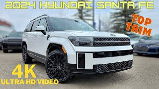 2024 Hyundai Santa Fe  Luxury Family SUVWalk around Video by Manik at Crowfoot Hyundai