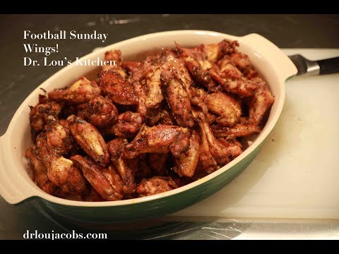 Super Bowl Sunday Chicken wings in less than 2 minutes. Easy! 4 Ingredients, mix, oven, eat.