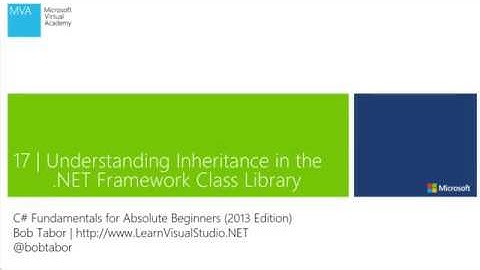 15. Working with Classes and Inheritances in the  NET Framework Class Library