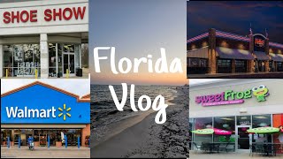 Florida Vacation Vlog Day 4. What did we buy? Walmart, Shoe show, and Sweet Frog 