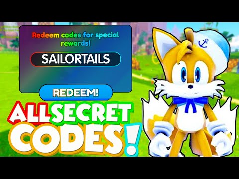 ALL NEW *SECRET* SAILOR TAILS CODES in SONIC SPEED SIMULATOR CODES (SONIC  SPEED SIMULATOR CODES) 