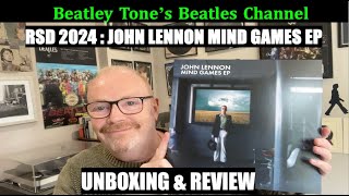 JOHN LENNON MIND GAMES EP - UNBOXING & REVIEW  RSD2024