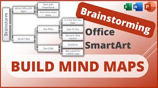 الخريطة الذهنية: العصف الذهني في PowerPoint أو Word أو Excel