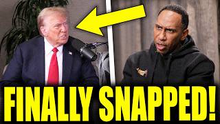 Stephen A. Smith Finally SNAPS AT TRUMP, Lets Him HAVE IT!