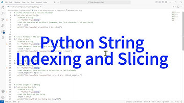 How to Slice and Index Strings in Python