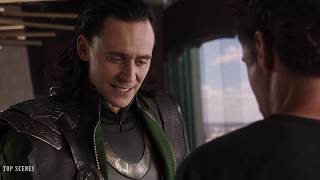 Nekünk Meg Hulk Loki És Vasember Jelenet A Bosszúállók 2012