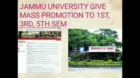 🔴JAMMU UNIVERSITY 1ST , 3RD , 5TH SEM MASS PROMOTION | BIG UPDATE | 😮