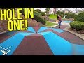 TRIPLE MINI GOLF HOLE IN ONE AND CRAZY SHOTS AT GOLFLAND MINI GOLF!