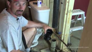 How To Cut And Replace Cast Drain Pipe