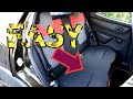 How to remove the back seat of Renault Kwid.