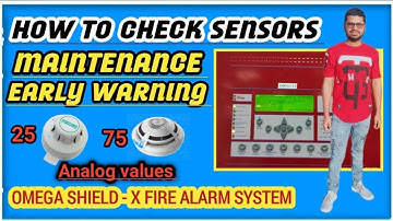 How to Check Sensor maintenance early warning | how to find contaminated Smoke detectors