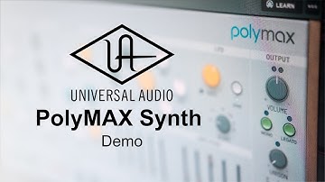UAD PolyMAX Synth Demo