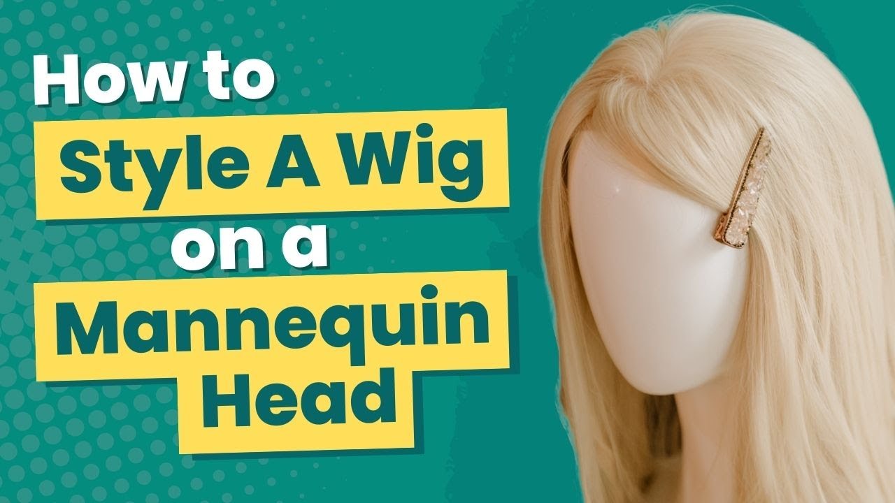 Wig Styling Head - Bald Mannequin Head for Wigs