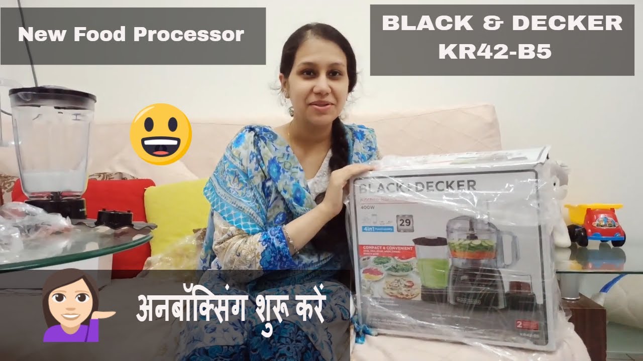 Black+Decker Food Processor 400W 33 Functions - KR43 - Anasia Shop