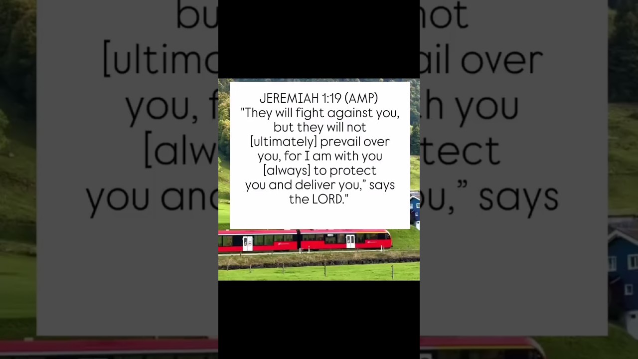SEE, WHAT THE LORD SAYS! JEHOVAH GOD HIMSELF ASSURANCE! 🎷🎷🎷 JEREMIAH 1:19