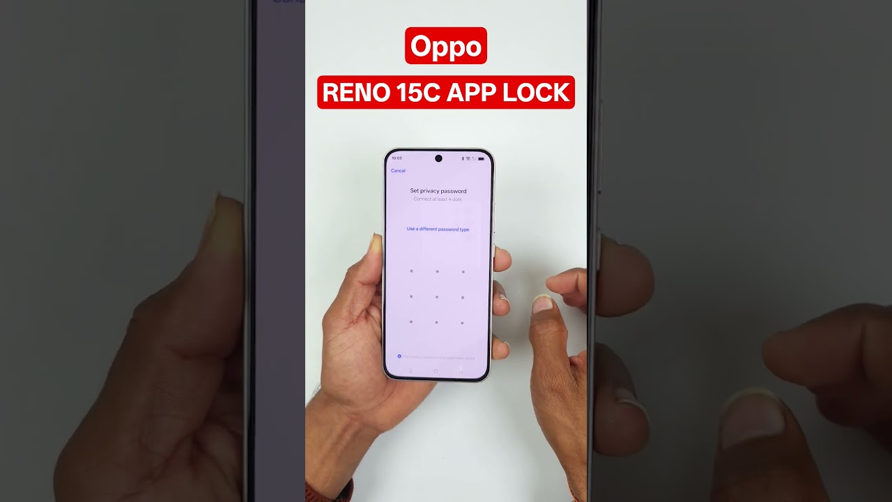 Oppo reno 15c 5G app lock settings - 