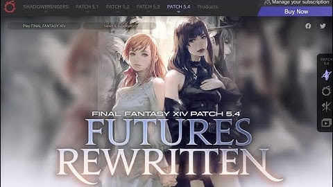 Patch 5.4─Futures Rewritten Special Site (Part 1) MSQ, Eden