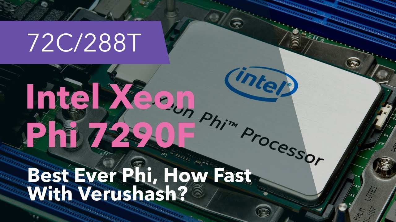 Verus CPU Mining On A 7290F CPU 72 Cores 288 Threads!!! - YouTube