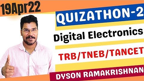 GATEZONE | QUIZATHON-2 | DIGITAL ELECTRONICS | TRB2022| TNEB | TANCET2022 |