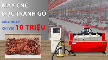 Máy đục tranh gỗ | Máy CNC điêu khắc tranh gỗ 3D