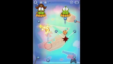 Cut the Rope Time Travel 3-15 - 3 Star Walkthrough Pirate Ship Level 3-15 | WikiGameGuides