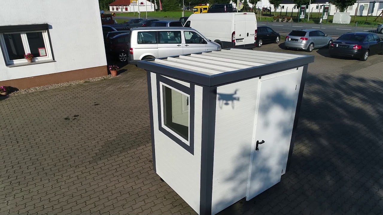 Mini - Bürocontainer  2Meter x 1,50 Meter - Modell HBC2X1,5