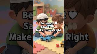 A Lesson in Honesty & Saying Sorry | Islamic Teaching#shorts #ai#english#islamic#viral #moralstories