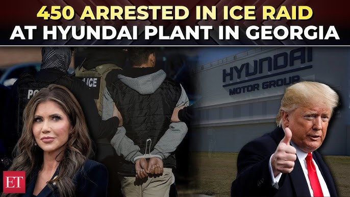 'Unlawful aliens…': 450 arrested in ICE raid at Hyundai plant in Georgia |  US immigration crackdown