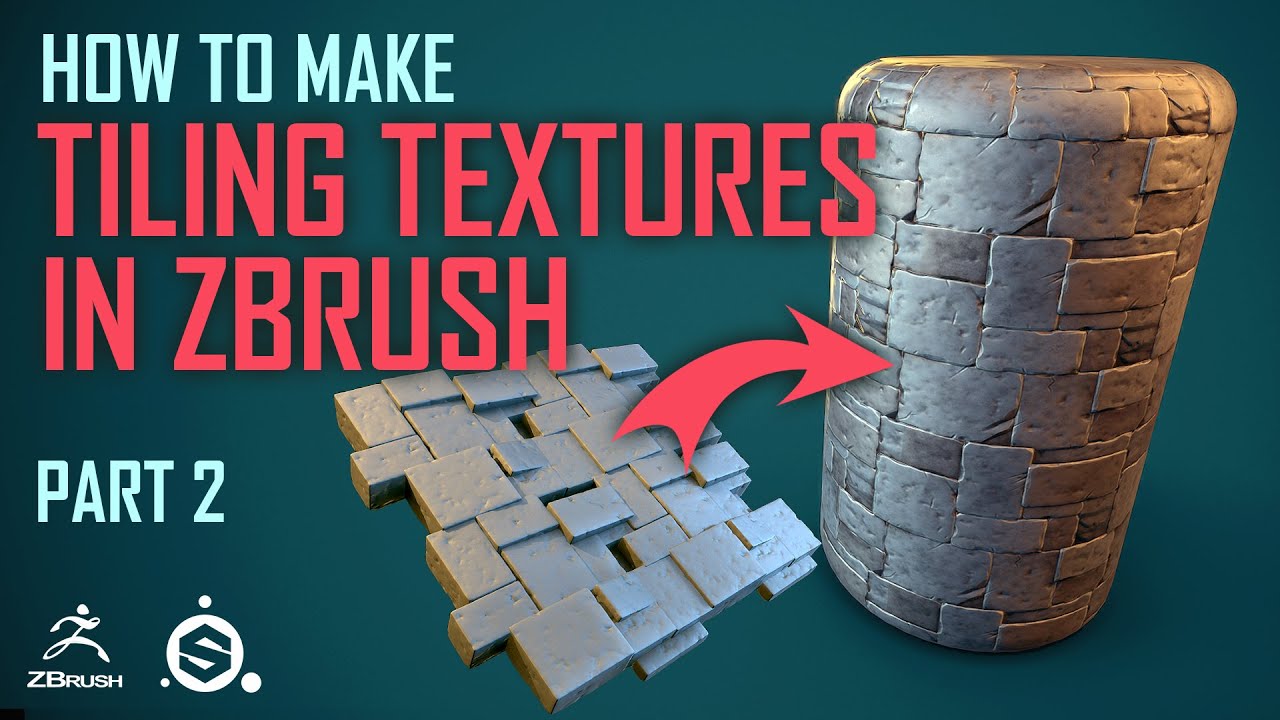 making tileable textures in zbrush