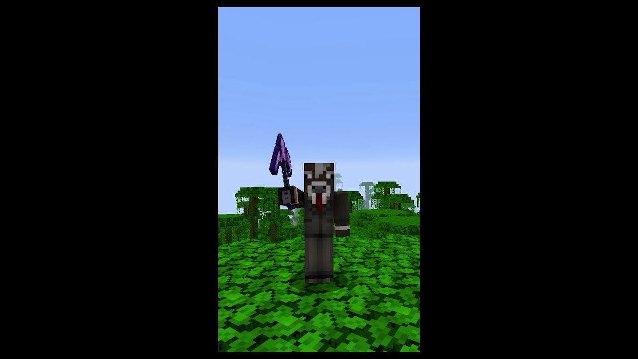 Minecraft The Epic Axe Building Minecraftmeme Shorts