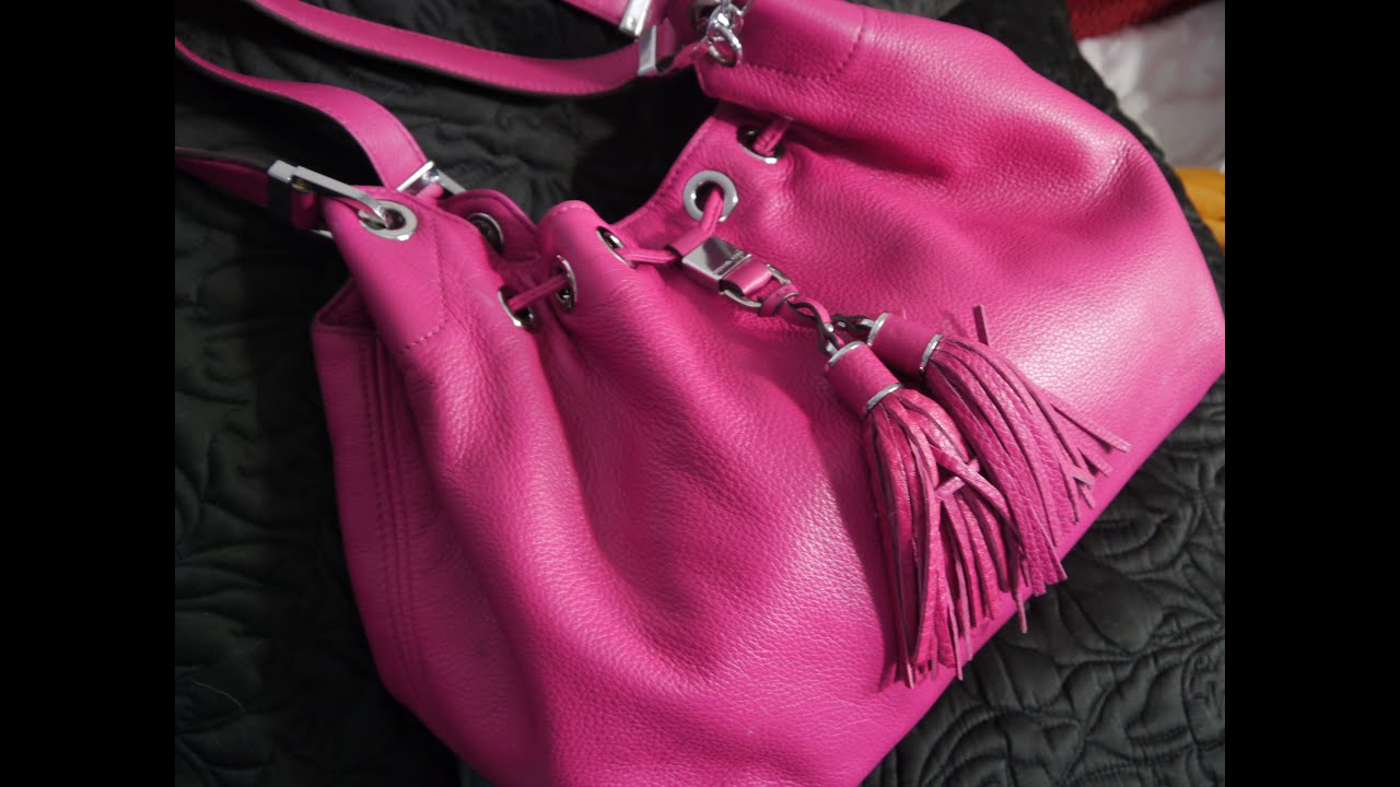 hot pink MK purse