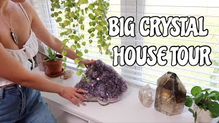 House Tour Of All Our Extra Large Crystals Citrine Ocean Jasper Amethyst 