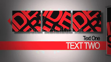 CD promotion Red After Effects Template