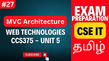 MVC Architecture in Angular with Examples | CCS375 Unit 5 Web Technologies Exam Preparation