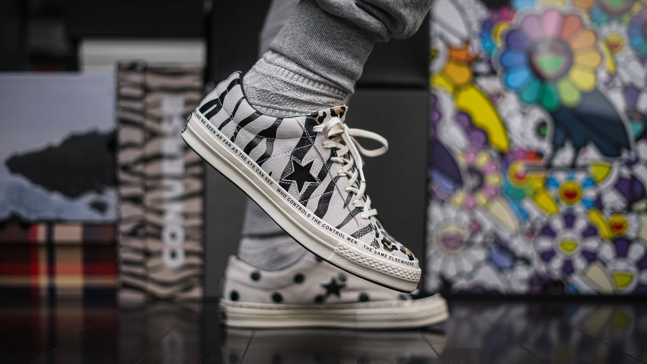 Converse X Brain Dead One Star On Foot 