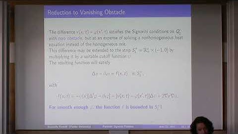 Multiple Speakers | Optimal Regularity and the Free Boundary in the Parabolic Signorini Problem