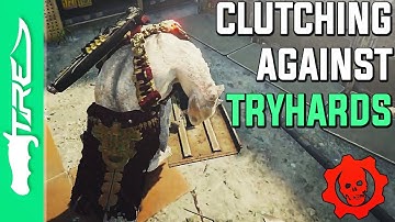 CLUTCHING AGAINST TRYHARDS! - Gears of War 4 Execution Multiplayer Gameplay w/ LANDAN (GoW 4)