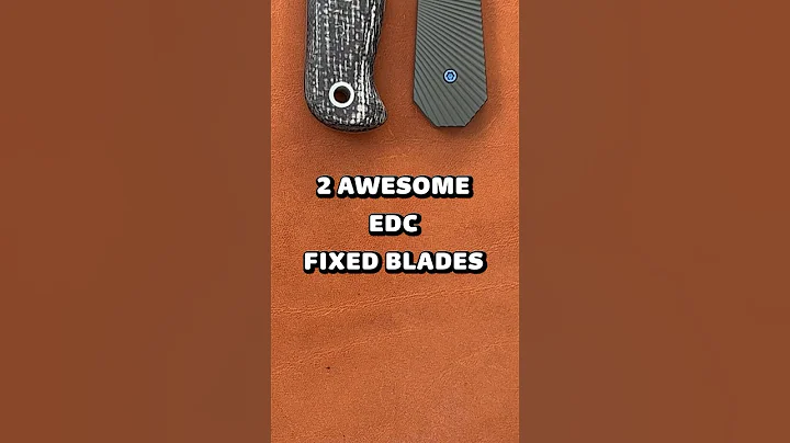 2 Sweet New EDC Fixed Blades! #knife #youtubeshorts #shorts #knife