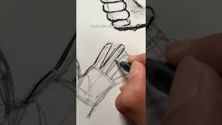 Best way to LEARN drawing HANDS!! #shorts