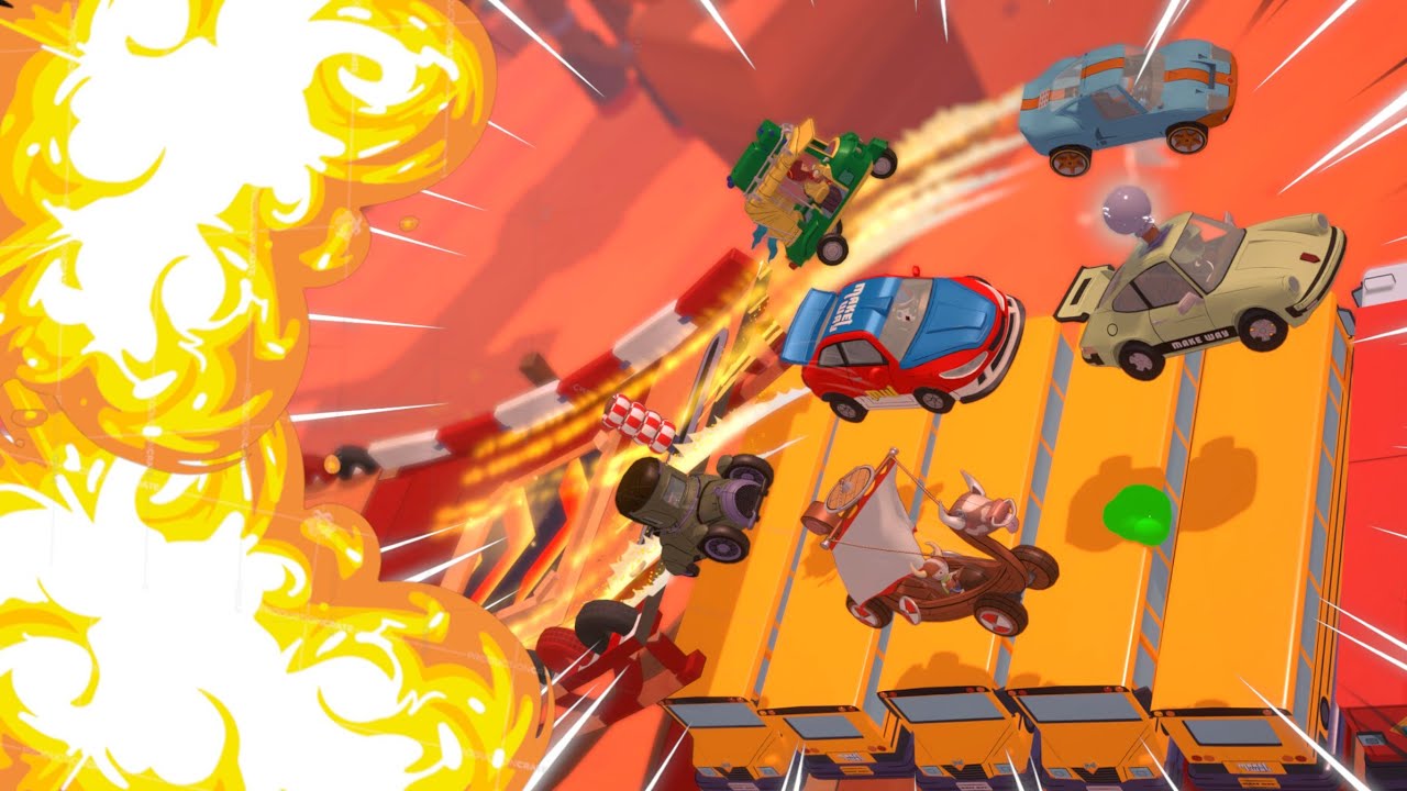 We Built the Most Chaotic Race Tracks! - YouTube