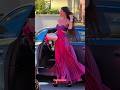 GORGEOUS WOMAN ARRIVES IN MERCEDES BENZ A200 AMG #monaco #supercars #shorts #viral #trending #fyp