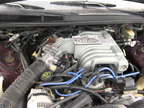 1992 ford thunderbird sport - YouTube 4 6l v8 engine diagram 