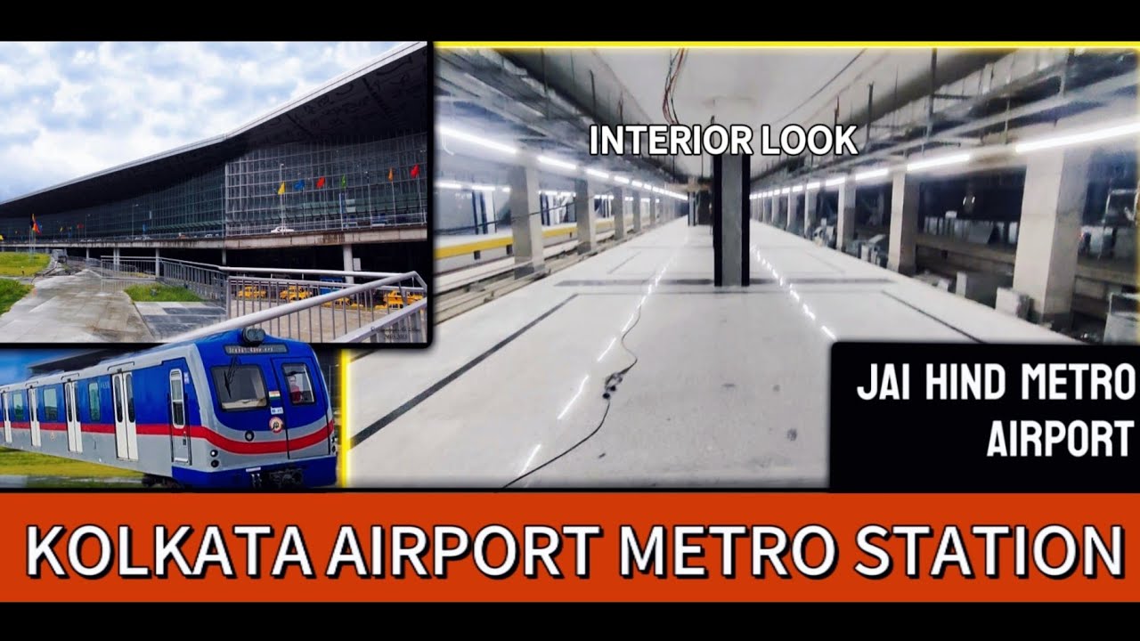 Kolkata Airport Metro Station Update | Jai Hind Metro Station| Kolkata Metro Yellow Line 
