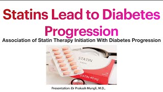 Statins Therapy may lead to Diabetes Mellitus|| Statins Adverse Effects