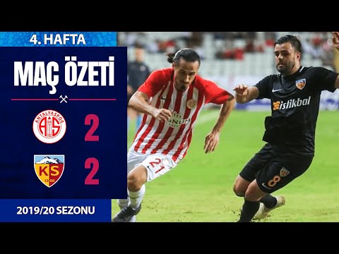 ÖZET: Antalyaspor 2-2 Kayserispor | 4. Hafta - 2019/20