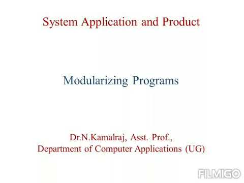Modularizing Programs - YouTube