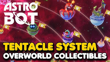 Astro Bot - Tentacle System "Overworld & Mini Planets" Collectibles (All Bots & Puzzle Pieces)