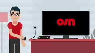 Connect the OSN box via Wi-Fi dongle for the first time in Arabic