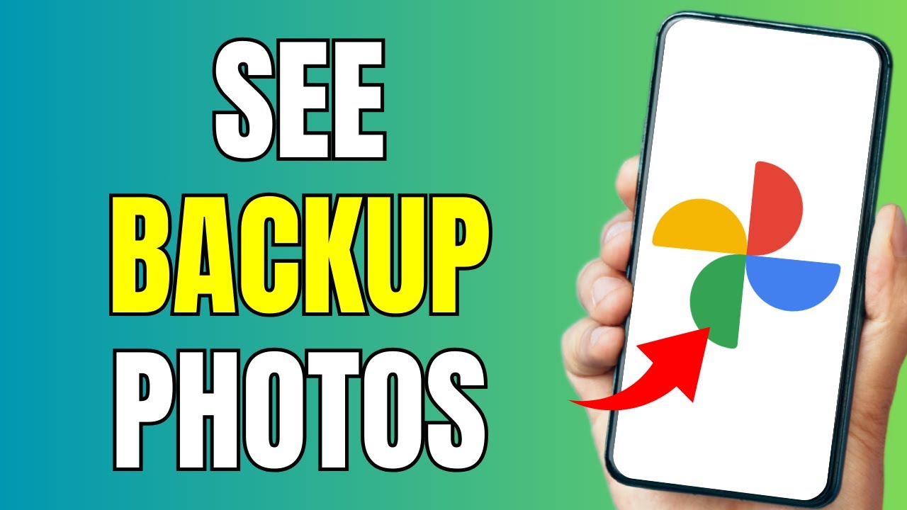 How To See Backup Photos In Google Photos - YouTube